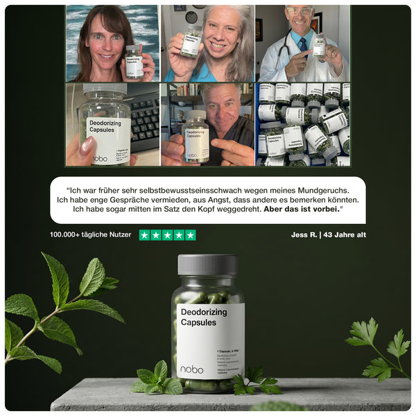 NOBO™ – Die fortschrittliche Formel zur Neutralisierung von Mundgeruch