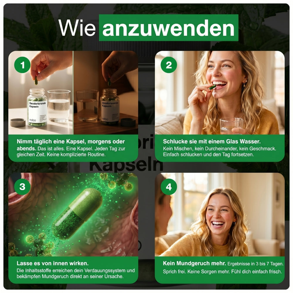 NOBO™ – Die fortschrittliche Formel zur Neutralisierung von Mundgeruch