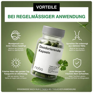 NOBO™ – Die fortschrittliche Formel zur Neutralisierung von Mundgeruch